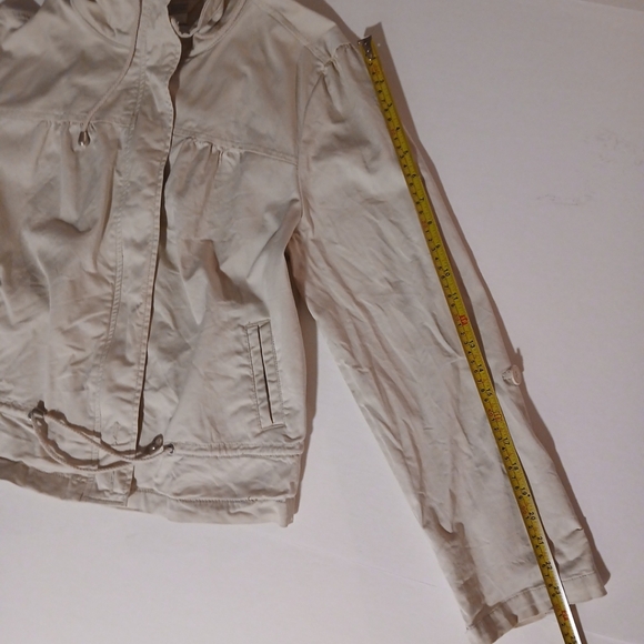 Christopher & Banks Woman Jacket Long Sleeve/Roll Up Size L - Picture 4 of 16